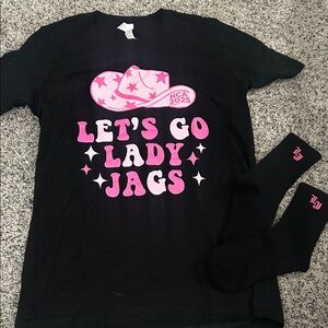 TG Lady Jags Tshirt and Socks